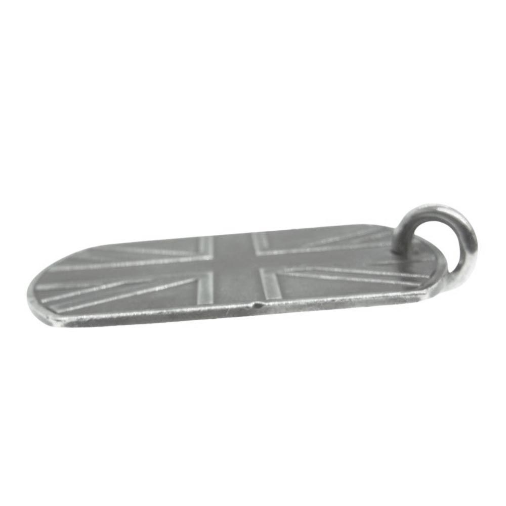 CHROME HEARTS クロムハーツ（原本無） D/TAG LRG UNION JACK ユニオンジャック ドッグタグ ラージドッグタグ  ネックレス トップ シルバー系【中古】 - メルカリ