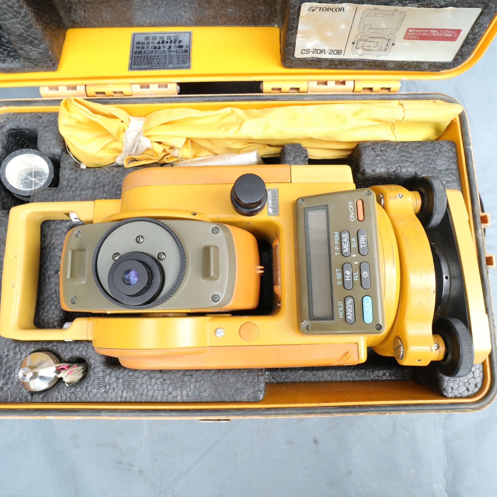 ジャンク トプコン TOPCON トータルステーションセット CS-102F 測定器 爆買い，高品質 トプコンＧＴＳ－３１０Ⅱトータルステーションジャンク品