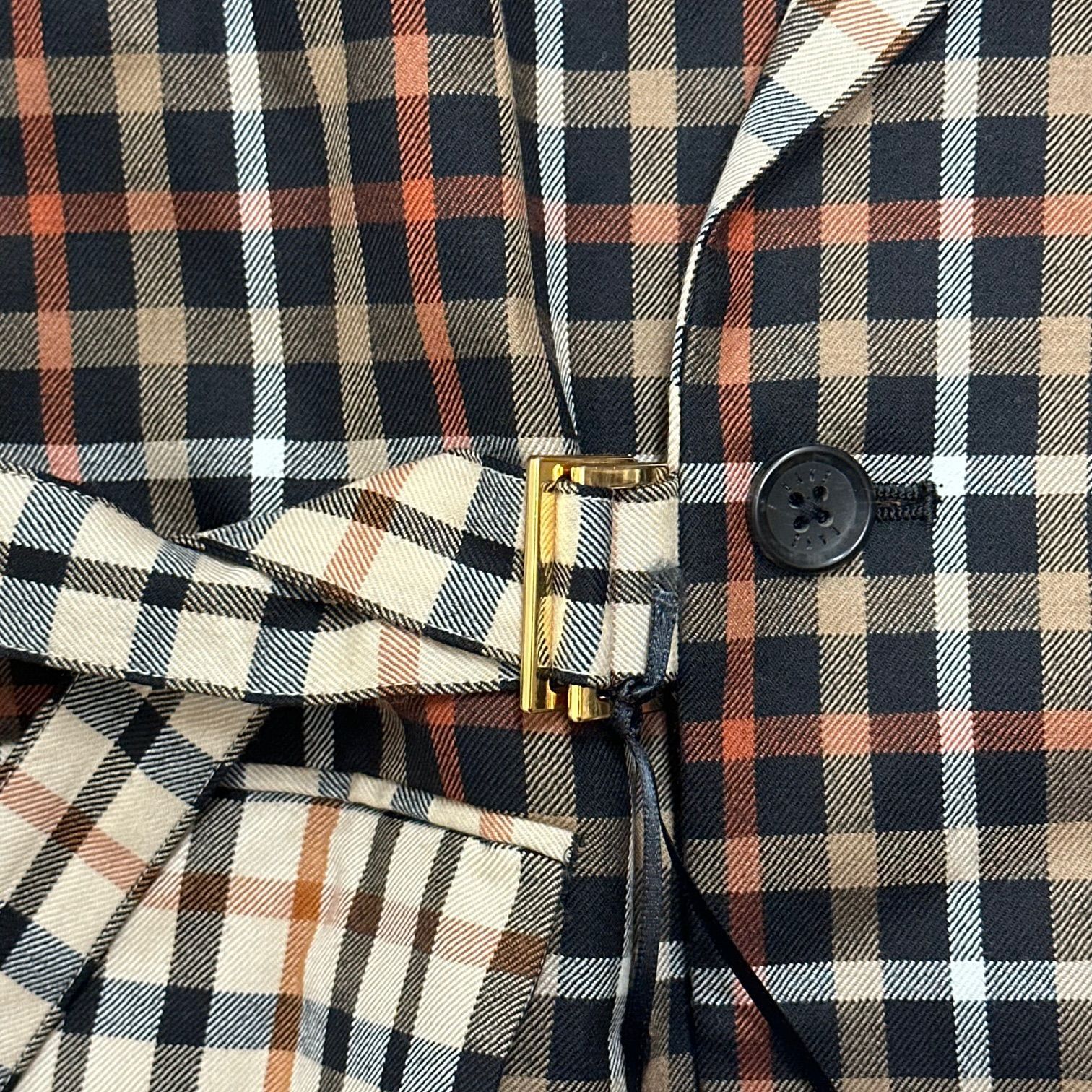 参考上代85800円 未使用品 CULLNI×DAKS Tie Locken Jacket テーラード