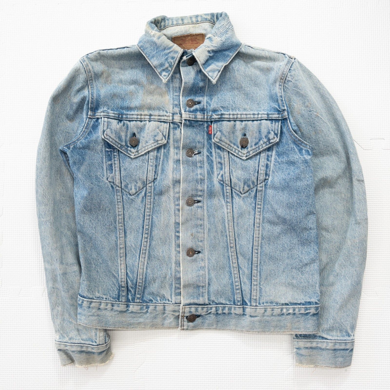 古着 80s Levi’s リーバイス 70505-0213 デニムジャケット ジージャン サイズ36 メンズs相当 インディゴブルー