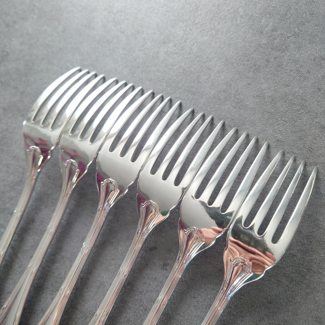  クリストフル リュバン フィッシュフォーク 6点 フォーク カトラリー(スプーン等)