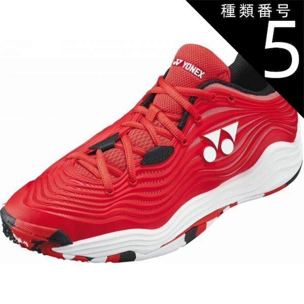 種類5 ﾚｯﾄﾞ|ﾎﾜｲﾄ|24.0 4550468476290 Yonex ヨネックス SHTF5MGC パワークッションフュージョンレブ5MGC パワークッション フュージョンレブ5 メン GC