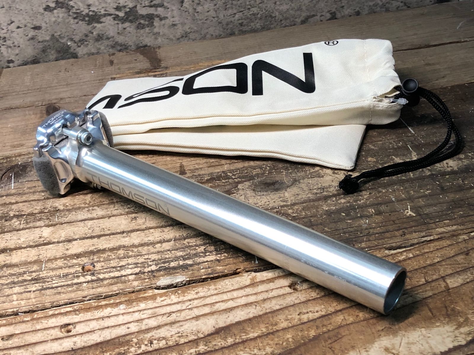 IZ481 トムソン THOMSON Elite アルミ シートポスト 250mm Φ27.2 SB0mm シルバー