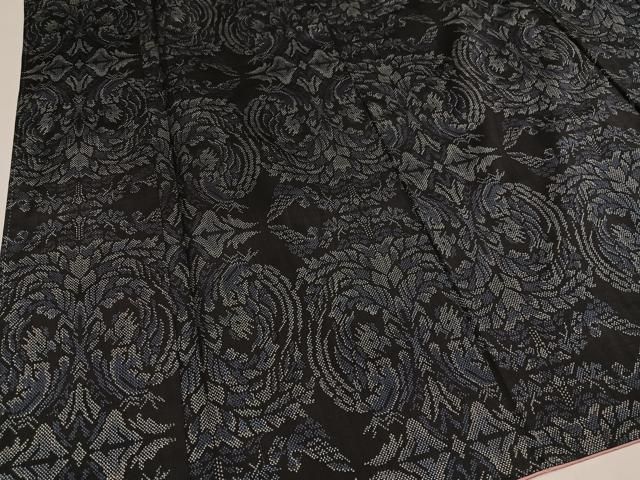 平和屋着物○本場大島紬 一元7マルキ 向い鳥 正絹 逸品 AAAY6314ph