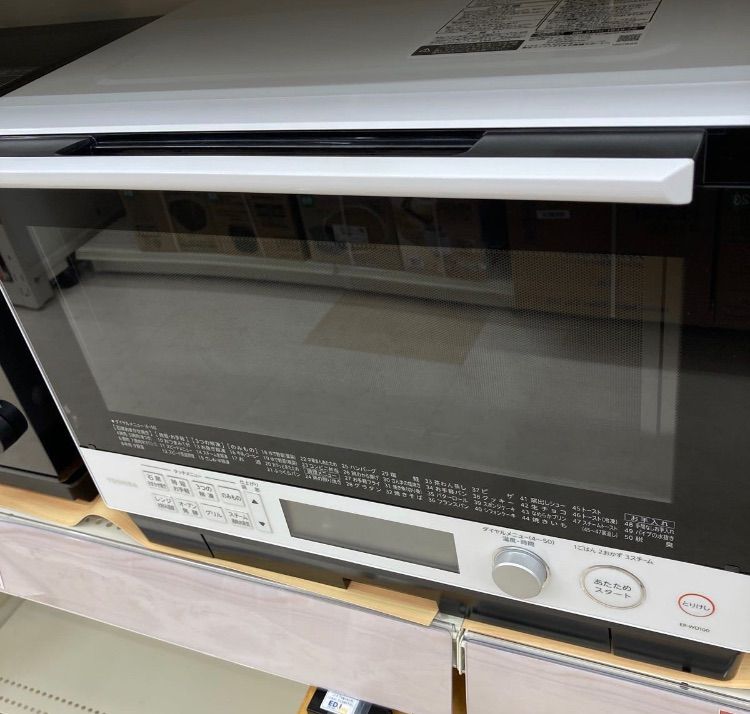 展示☆東芝 ER-WD100-W 過熱水蒸気オーブンレンジ 石窯ドーム 30L