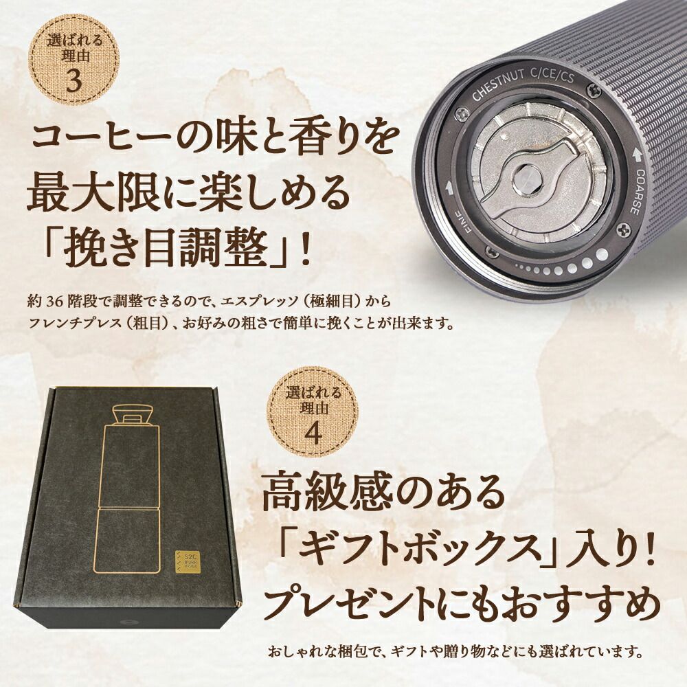 国内正規品 保証あり タイムモア Xコーヒーミル 高級手挽きミル 手動式 国内正規品 保証あり タイムモア Xコーヒーミル 高級手挽きミル
