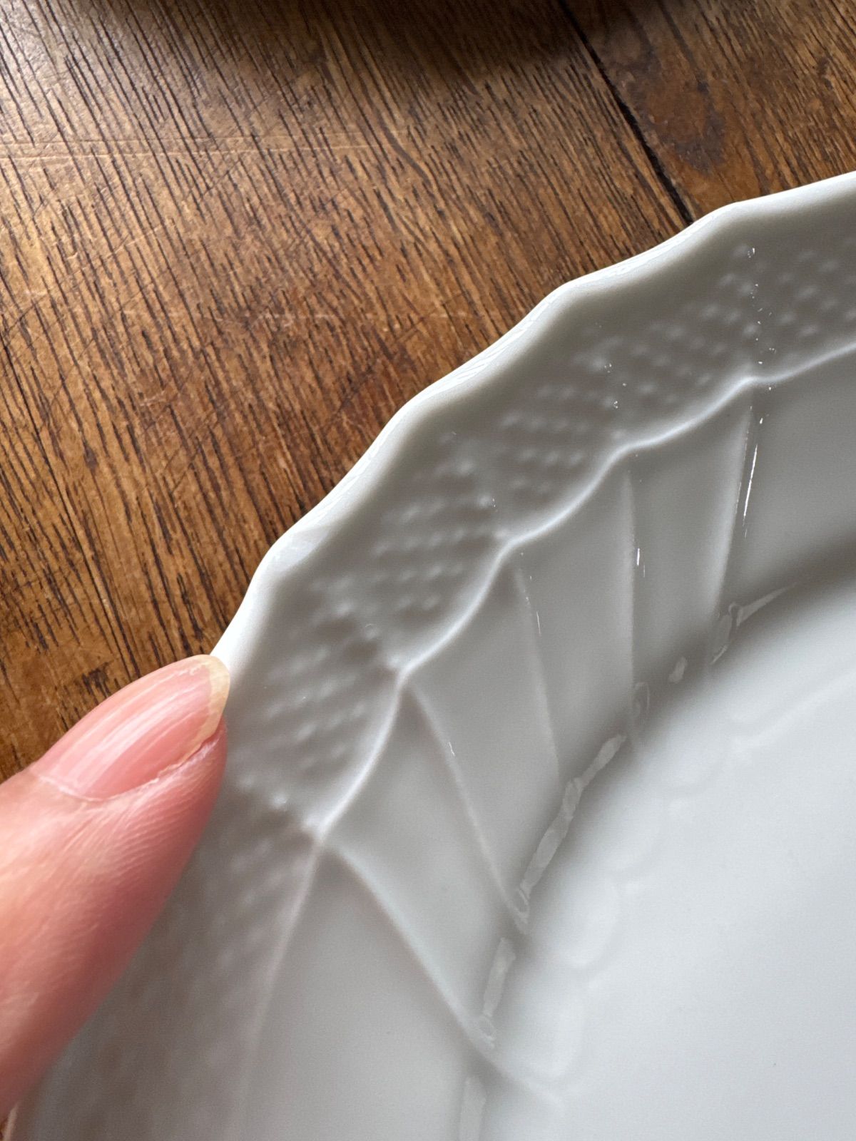 リチャードジノリ ベッキオホワイト プレート(26.5㎝) 5セット