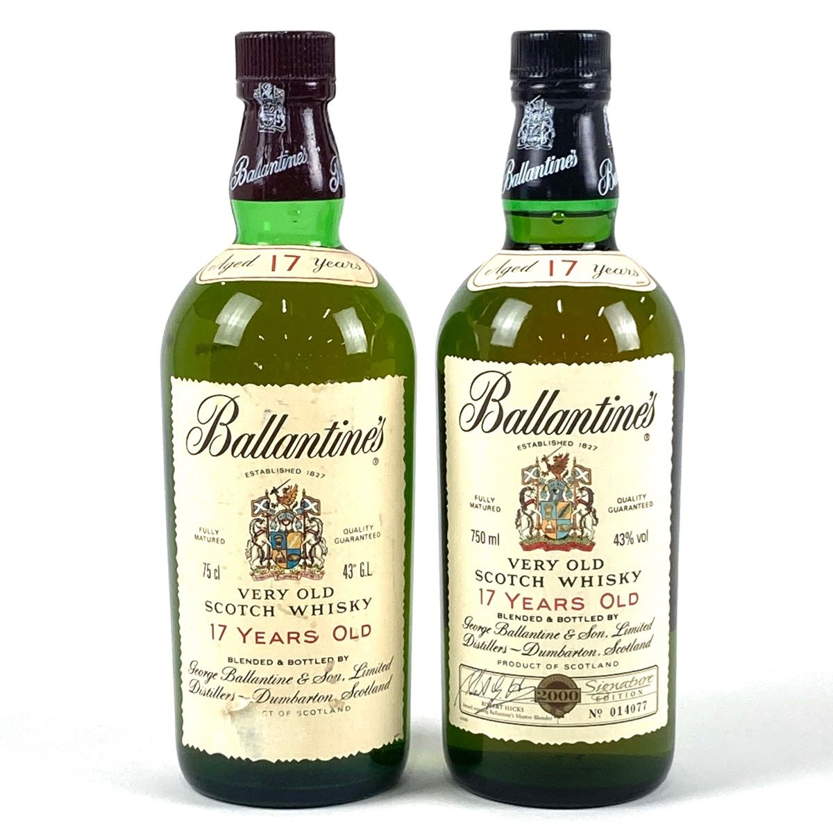 Ballantine's 17年　スコッチウイスキー　750ml 古酒2本セット 楽天市場】バランタイン 17年 ベリーオールド 750ml 43度 箱付