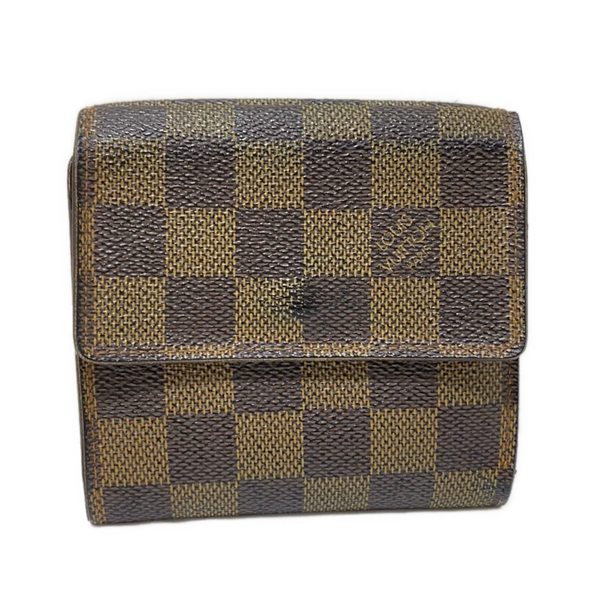 【ゆうきち】LOUIS VUITTON ポルト・モネ ダミエ・エべヌ LOUIS VUITTON(ルイヴィトン) Wホック財布 ダミエ ポルトモネ