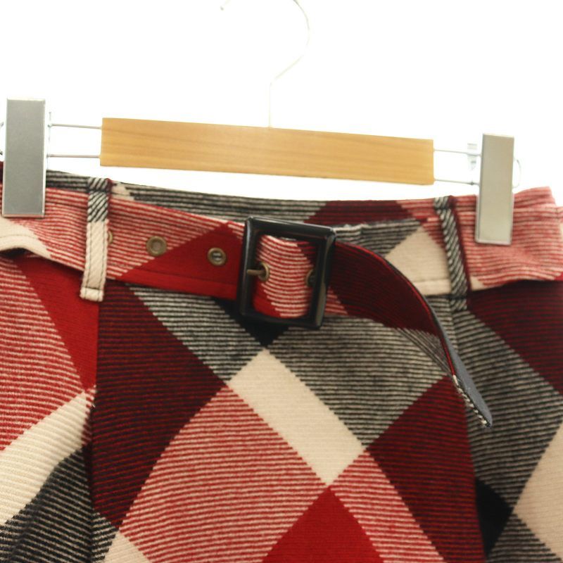 バーバリーブルーレーベル BURBERRY BLUE LABEL ベルト付き