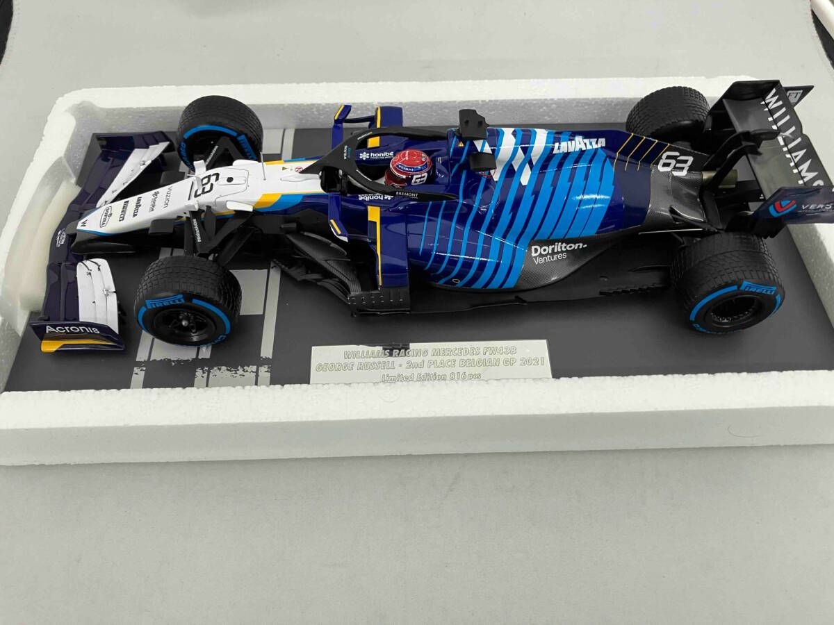 ミニチャンプス ウィリアムズ FW43B ジョージ・ラッセル ベルギーGP 2位 Amazon | ミニチャンプス 1/43 ウィリアムズ FW43B ジョージ