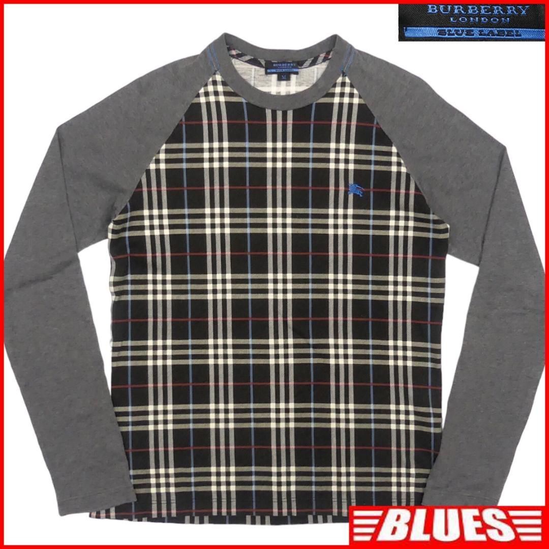 廃盤 バーバリーブラックレーベル Tシャツ M メンズ カットソー TY2703 廃盤 バーバリーブラックレーベル Tシャツ M メンズ カットソー