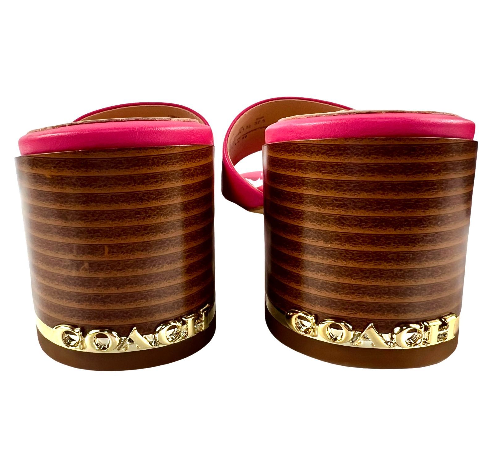 コーチ レザー マギーサンダル COACH MAGGI LEATHER SANDA ＃C2919 HOT