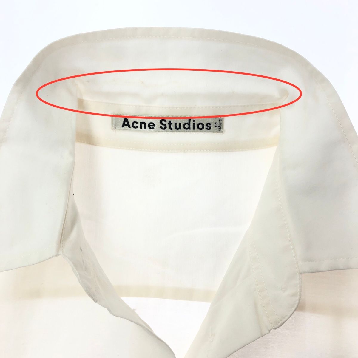 acne studios アクネストゥディオズ 半袖シャツ ブラウス サイズ