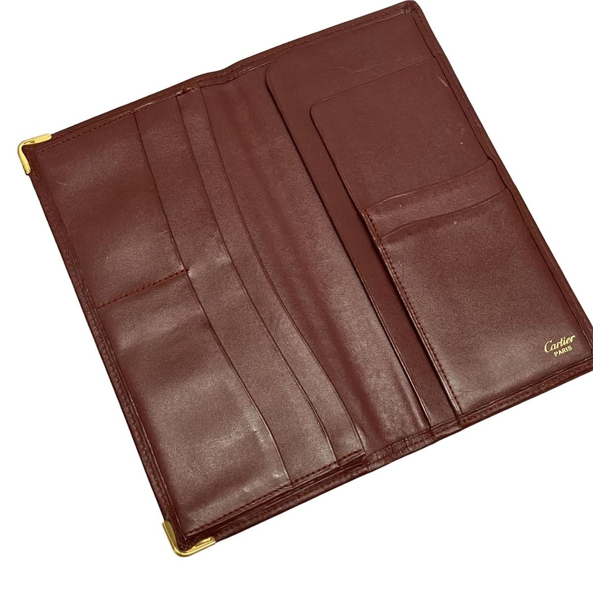 かるんCartier カルティエ 名刺入れ ブラックx ボルドー かるん様専用Cartier カルティエ 名刺入れ ブラックx ボルドー