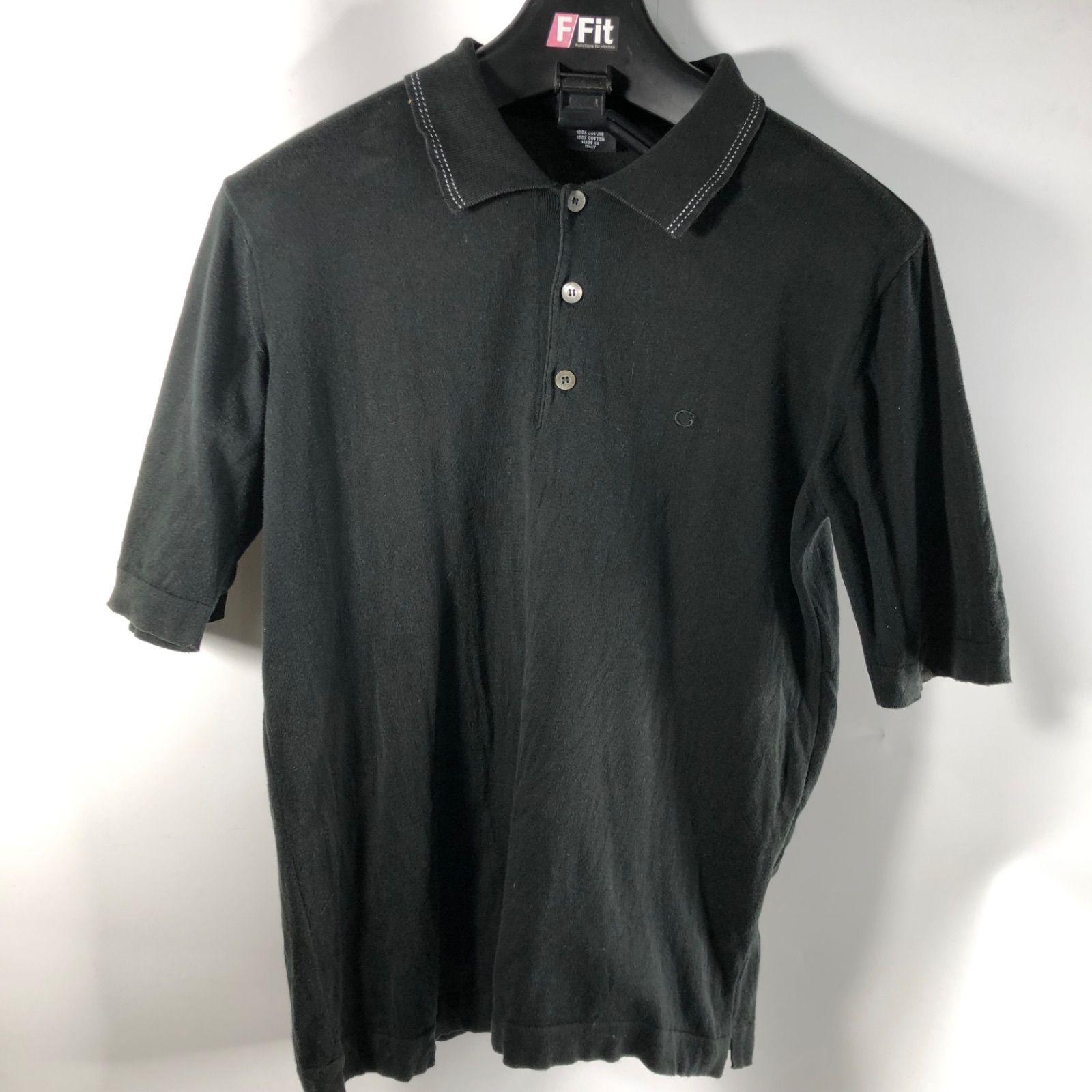 A0307-30-A GUCCI グッチ メンズポロシャツ XLサイズ ブラック - メルカリ