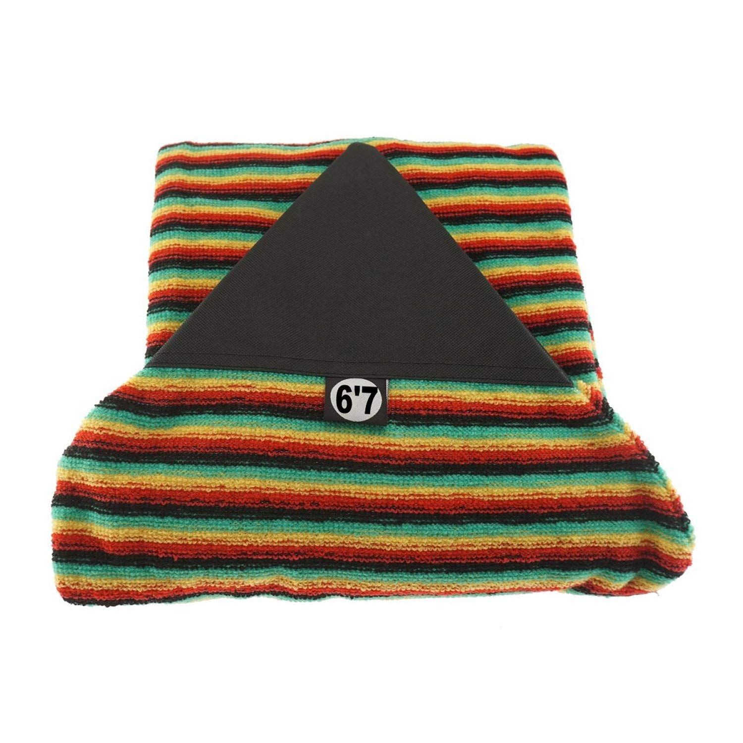 6ft 7in (200cm)_ラスター ニットケース サーフボードケース ファンボード ストレッチカバー cover ソフトケース ショートボード Shortboard surfboard Sock (ラスター， 6ft 7in (200cm))