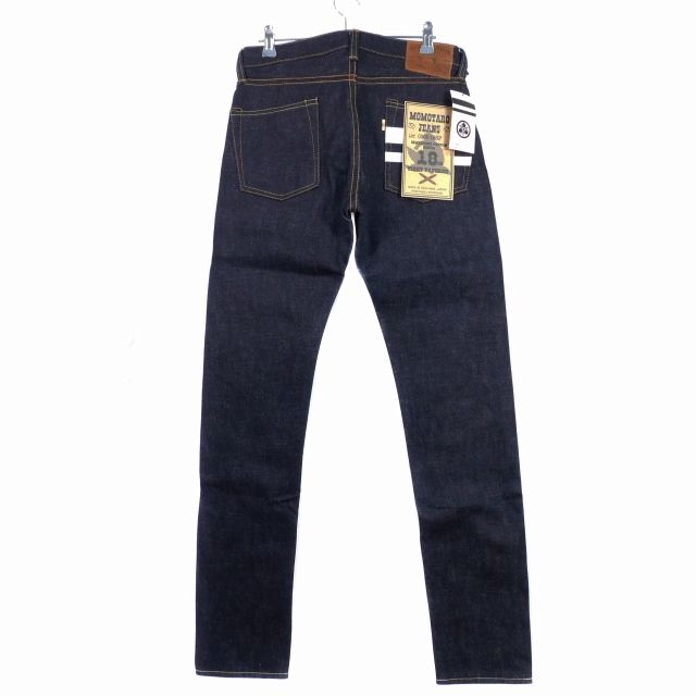 も*く様 桃太郎ジーンズ デニム　W32 桃太郎ジーンズ MOMOTARO JEANS 0306-18SP 出陣レーベル デニム