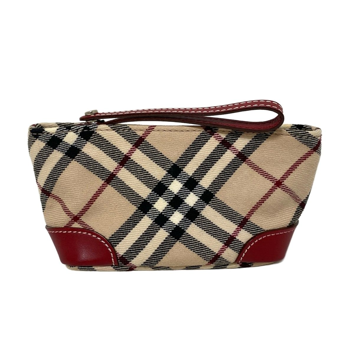 値下げ‼️美品✨️ブルーレーベル BLUE LABEL チェック柄ポーチ Burberry Blue Label(バーバリーブルーレーベル) ポーチ