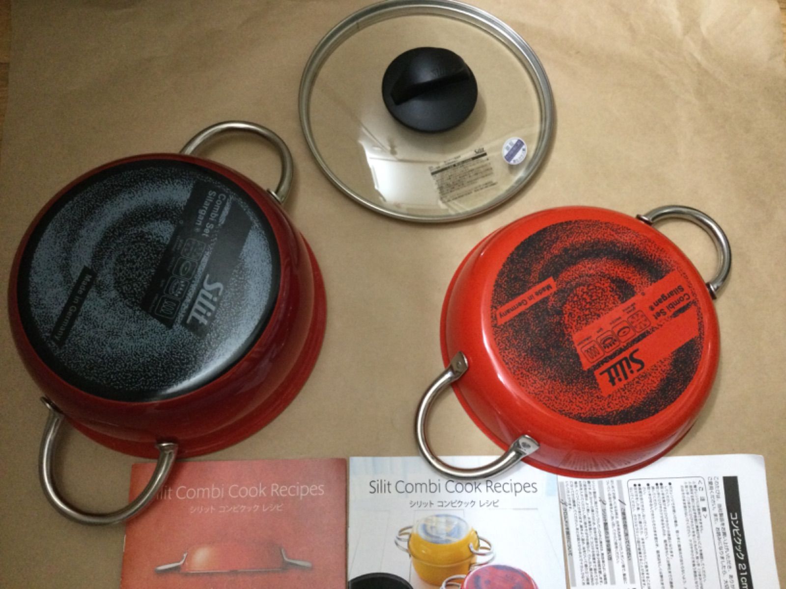 コンビクック 21㎝ シリット ピンク 両手鍋 蓋付き コンビクック21