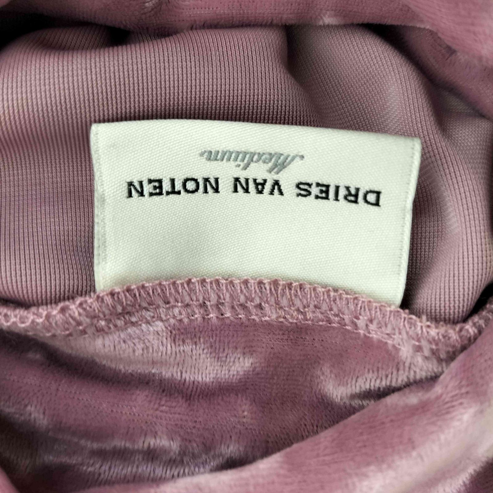dries van notenベロアタートルネックカットソー dries van notenベロアタートルネックカットソー