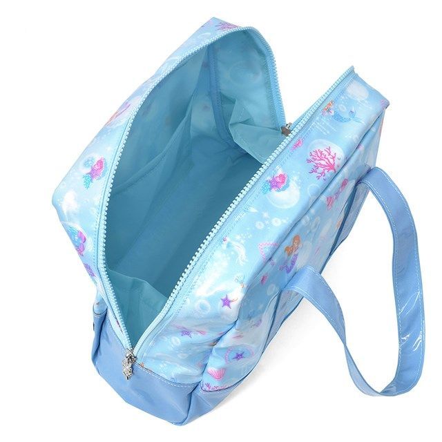 CANDY STYLE COLORFUL セミボストン(プールバッグ) : 撥水 新品 撥水・軽量 プールバッグ — セミボストンタイプ セミボストン(プール 特価COLORFUL セミボストン マーメイドと輝く光のフィルハーモニー リボンデコレーション: