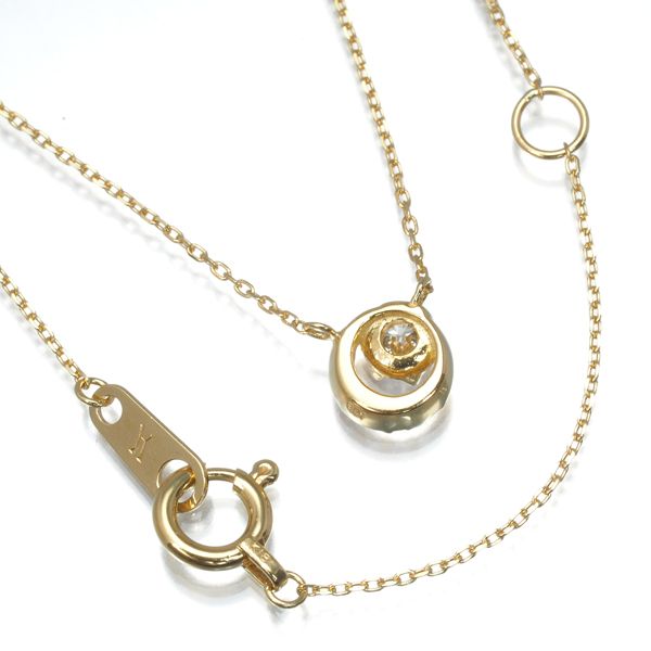 ヴァンドーム ネックレス ダイヤ ダイヤモンド ダブルムーン  