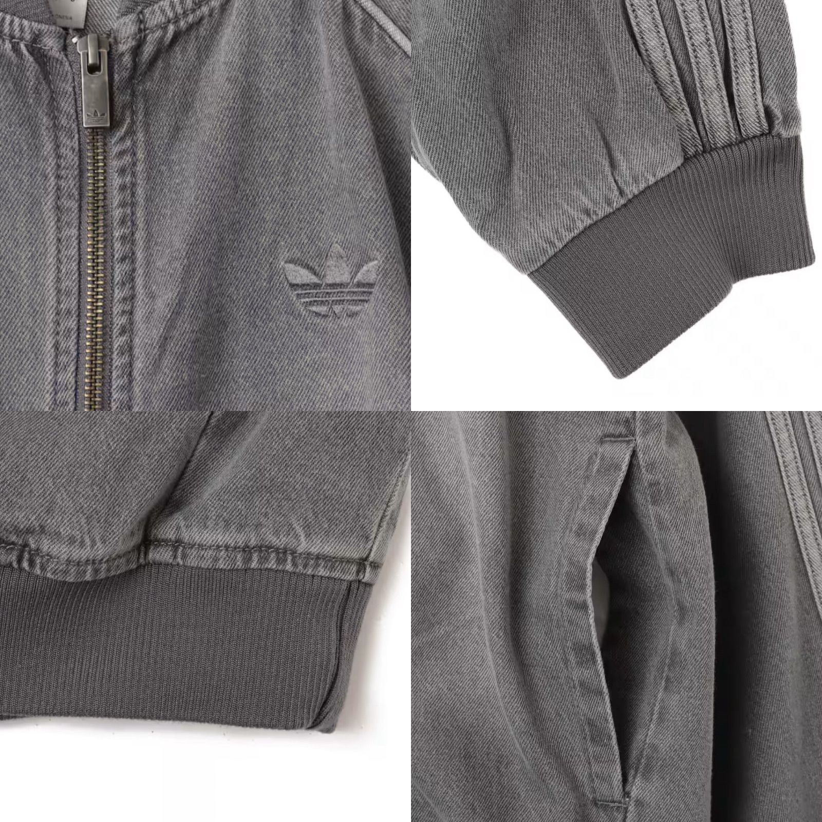 新品M⭐️adidas アディカラー ルーズ SST デニム ブラック ウォッシュ 