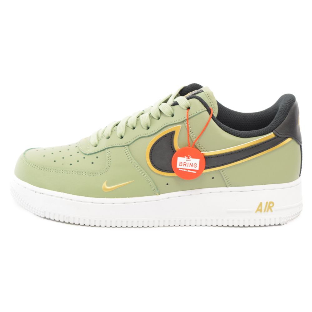 NIKE ナイキ AIR FORCE 1 LOW DOUBLE SWOOSHES エアフォース1 ロー ダブルスウォッシュ ローカットスニーカー DA8481-300 オリーブ US8.5/26.5cm