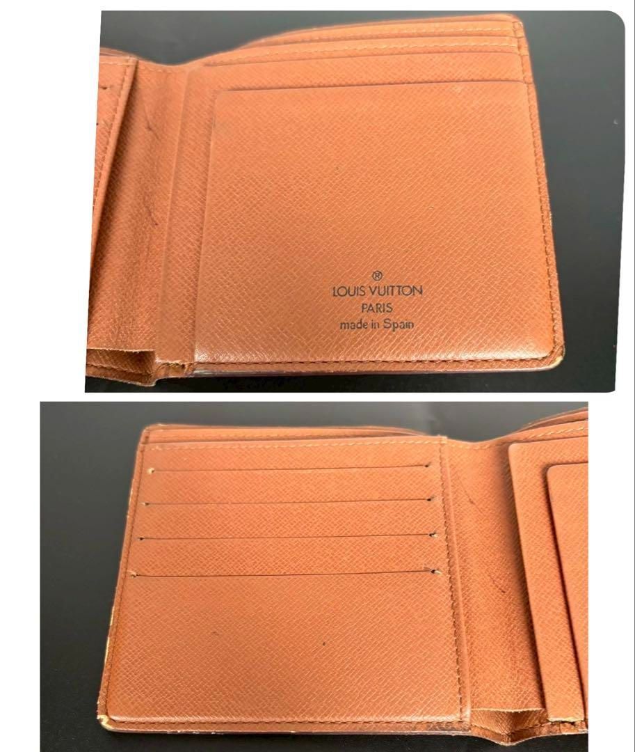 LOUIS VUITTON ルイヴィトン 二つ折り 財布 札入れ ポルトビエ