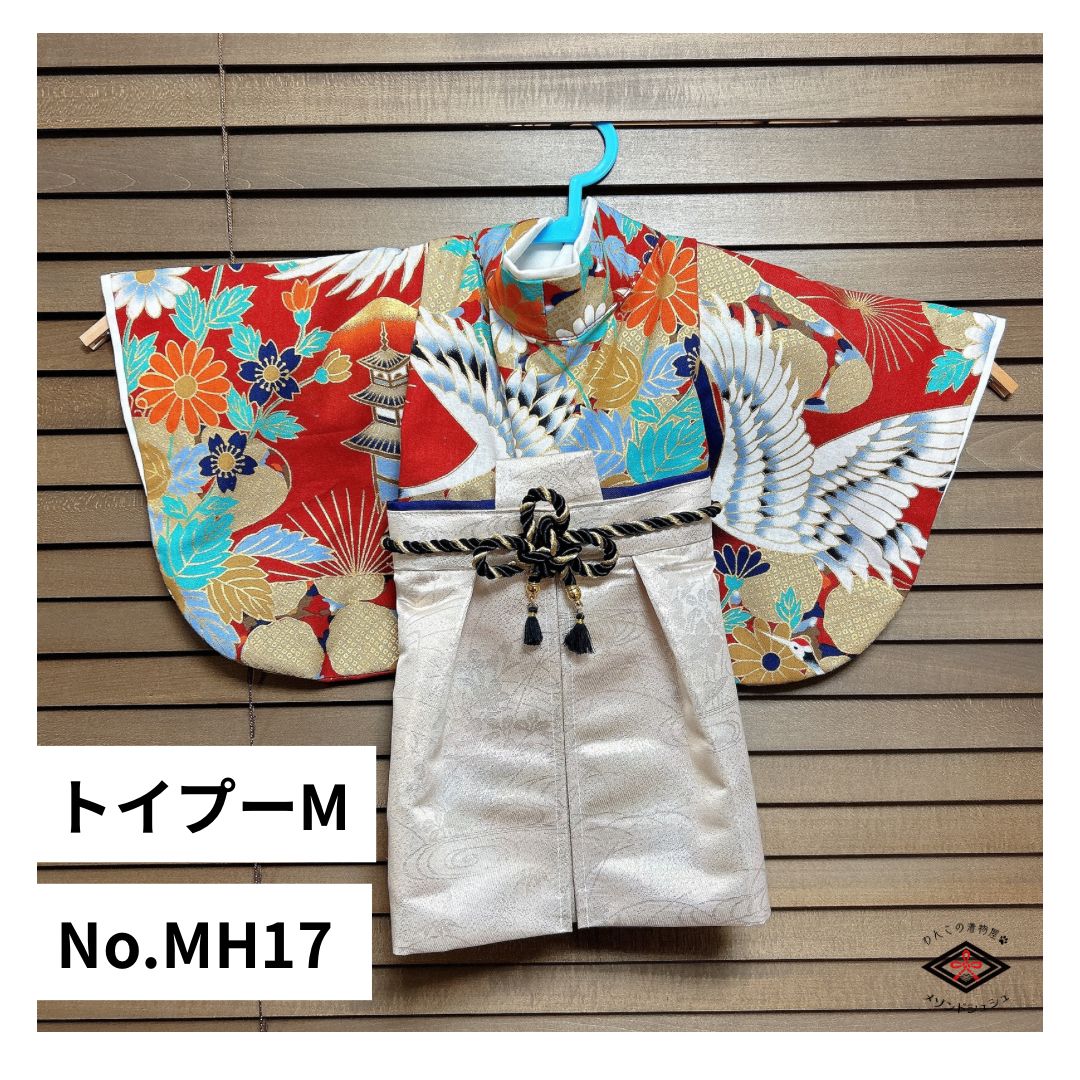 No.MH 17わんこの袴 トイプーM