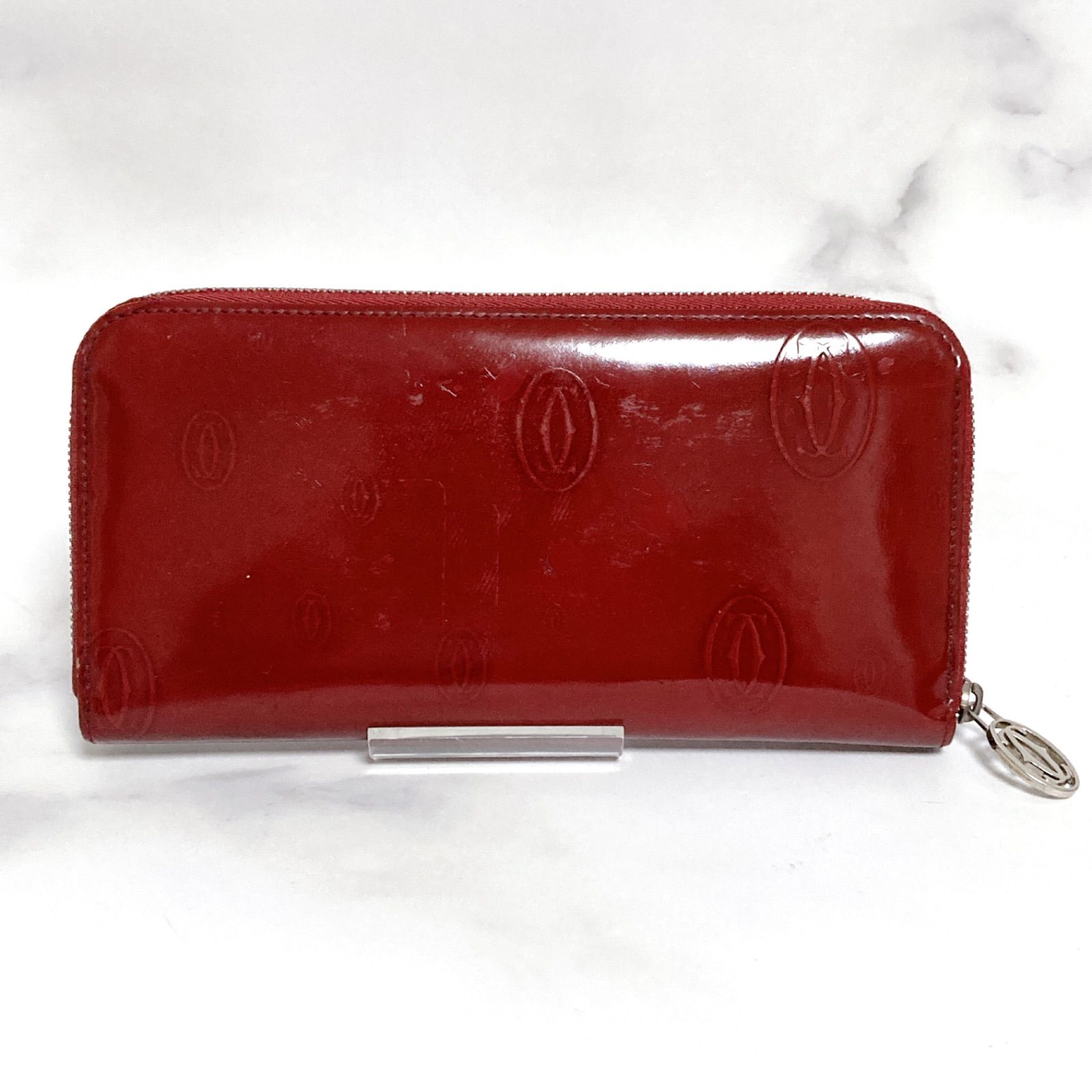 Cartier ラウンドファスナー　ワインレッド　長財布 楽天市場】【新品未使用品】【財布】Cartier カルティエ