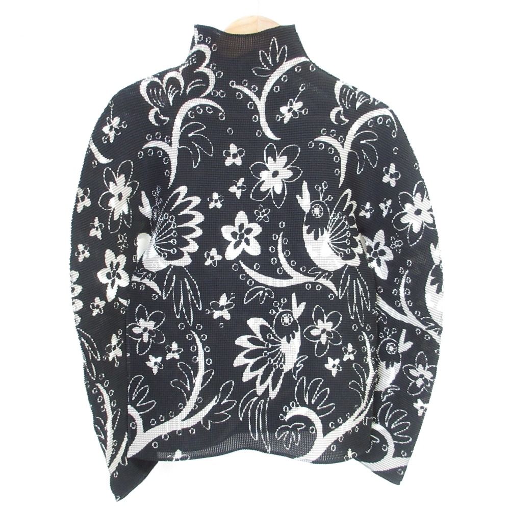 美品 ISSEIMIYAKE me イッセイミヤケ フラワープリント