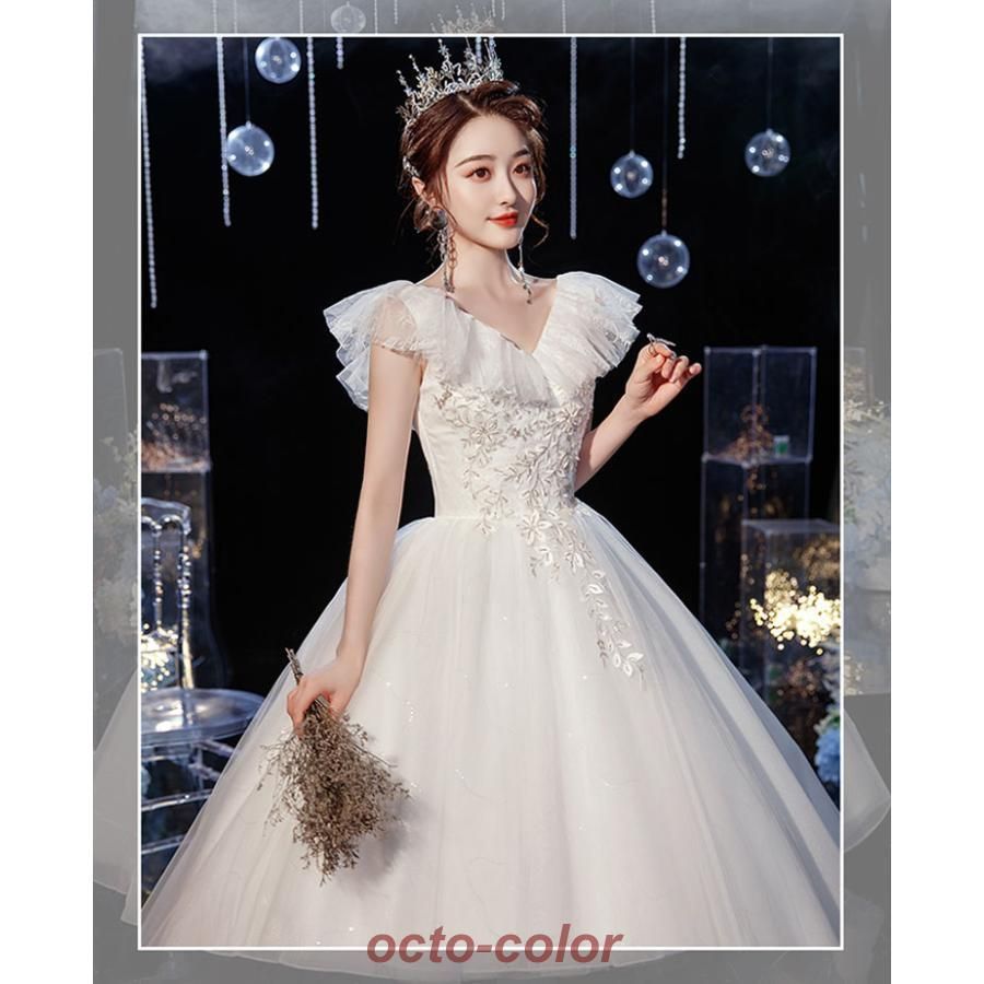 dress Vネック