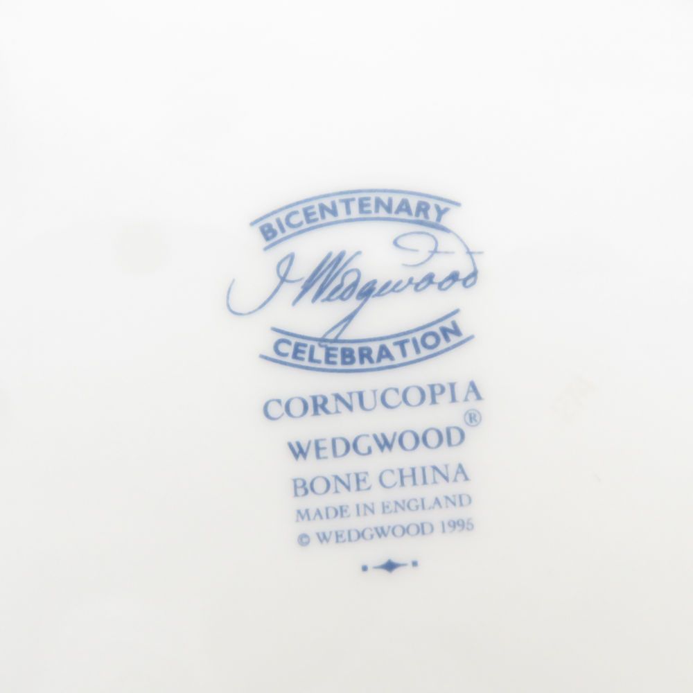 美品 WEDGWOOD ウェッジウッド コーヌコピア 大皿 5枚 セット 27cm  