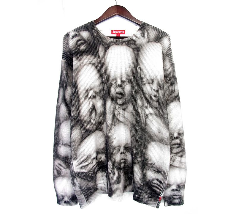 シュプリーム Supreme □ 23AW 【 H R Giger Sweater 】 HR ギーガー