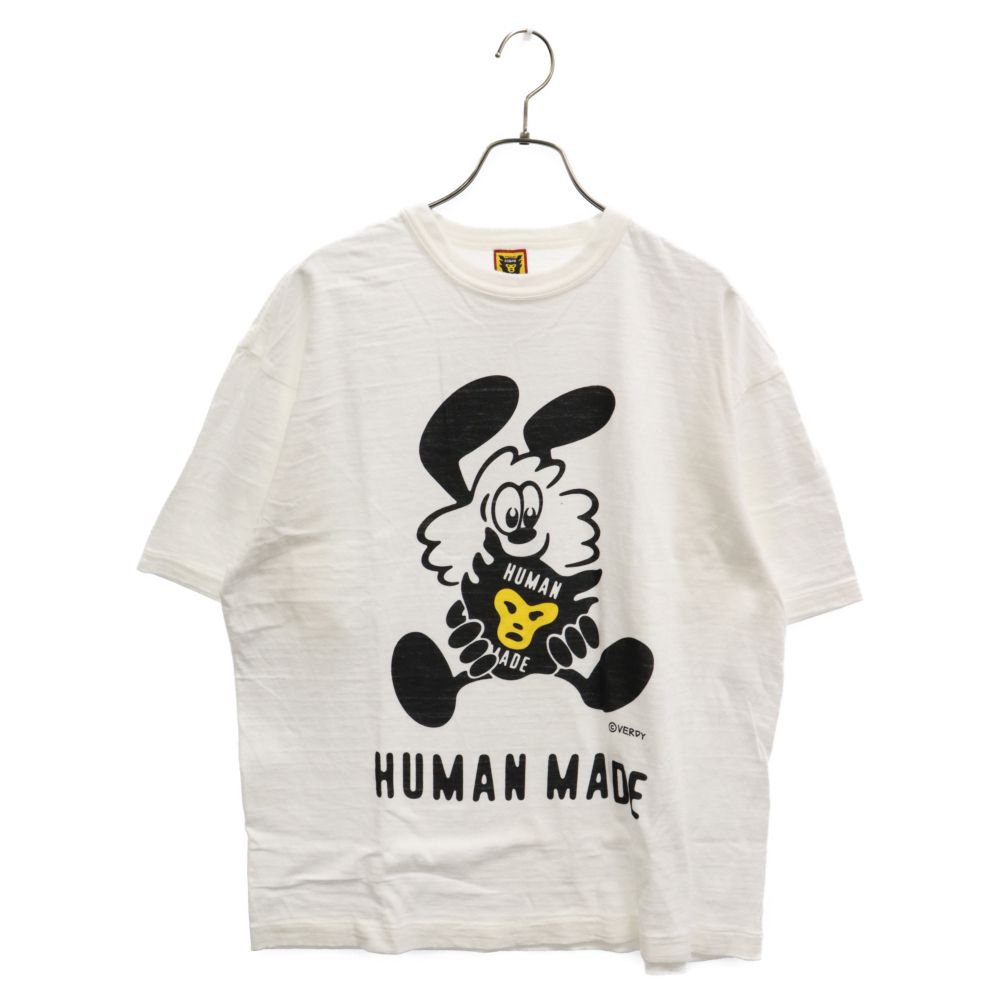 HUMAN MADE (ヒューマンメイド) x VERDY COMPLEX CON HK VICK T-SHIRT ヴェルディ コンプレックスコン  香港 ヴィックプリント クルーネック半袖Tシャツ ホワイト - メルカリ