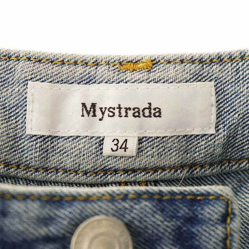 マイストラーダ　ワイドデニムパンツ　サイズSS 新品タグ付】2024SS Mystradaマイストラーダ ワイドデニムパンツ