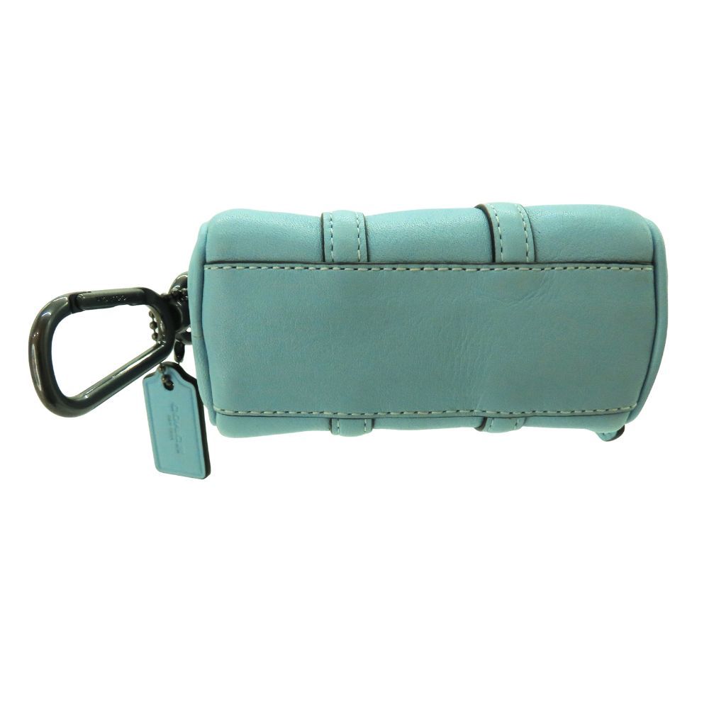 COACH バッグチャーム キーホルダー ミニポーチ 中古】COACH コーチ マイクロ ベンチュラー バッグ チャーム