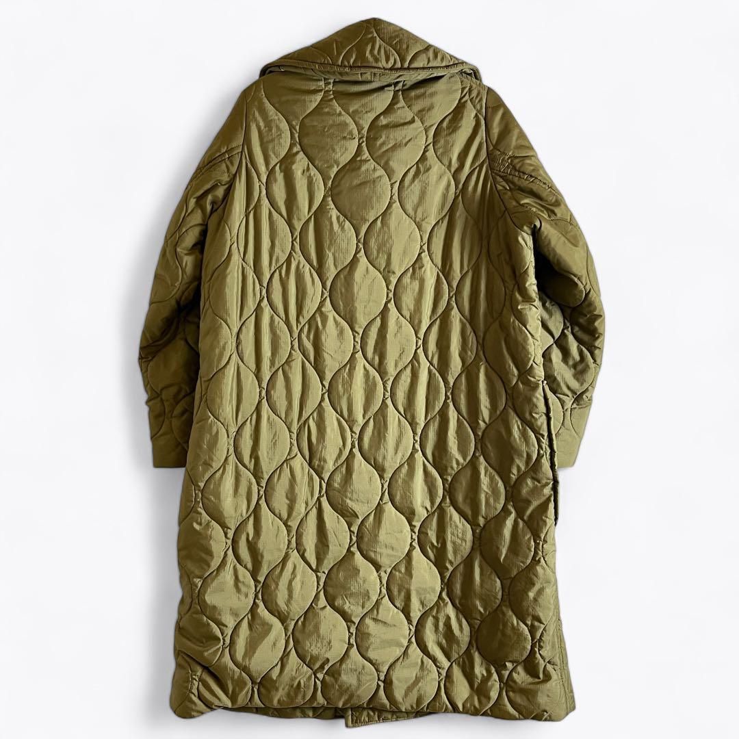 45R リップストップナイロンのAKIYAコート 定価64,900円 極美品】45R リップストップナイロンのAKIYAコート キルティング