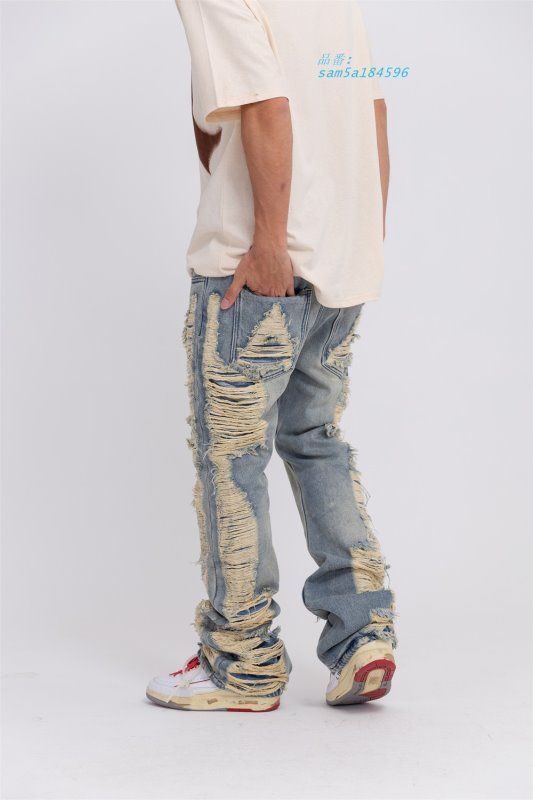 デニム パンツ ダメージ 韓国 ストリート ダンス 原宿系 Y2K レディース 衣装 ジーンズ HIPHOP am5a184596