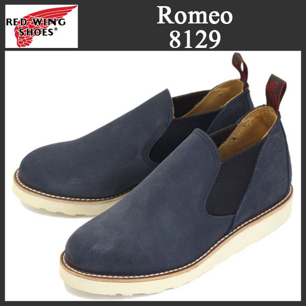 2017年 新作 REDWING (レッドウィング) 8129 Romeo (ロメオ) ネイビーアビレーンラフアウト Eワイズ US10.5E-約28.5cm