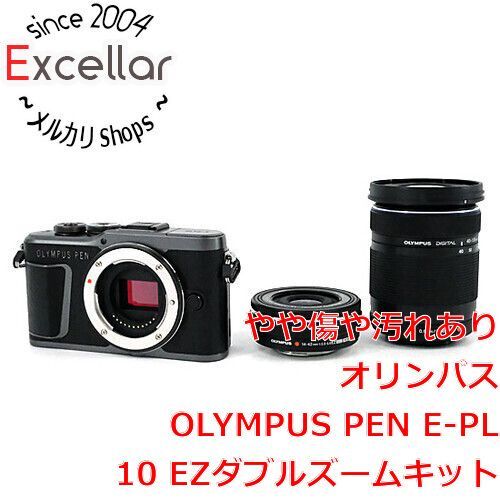 オリンパスPEN E-PL10ミラーレス一眼カメラ ダブルズームキット ブラック