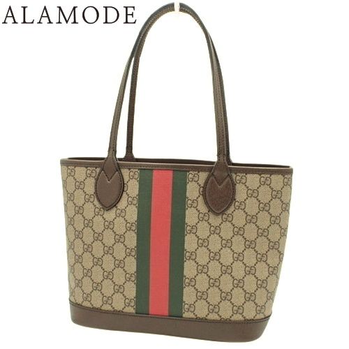 GUCCI グッチ オフィディア スモール トートバッグ トートバッグ ハンド ショルダー 肩掛け GGスプリームキャンバス エボニー ベージュ ブラウン茶 726762 レディース 40802143178 アラモード