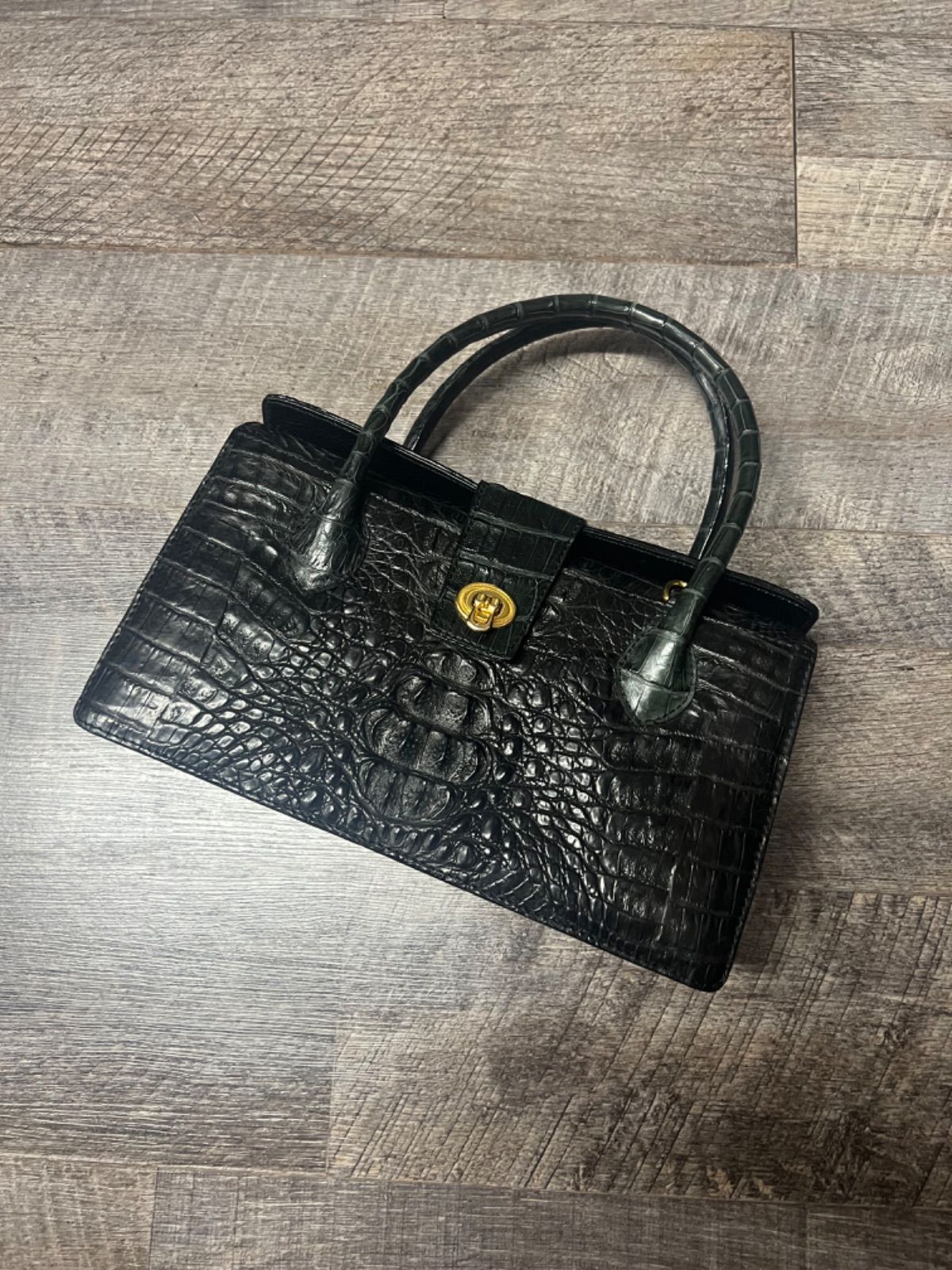 GENUINE CROCODILE SKINハンドバッグ 5621