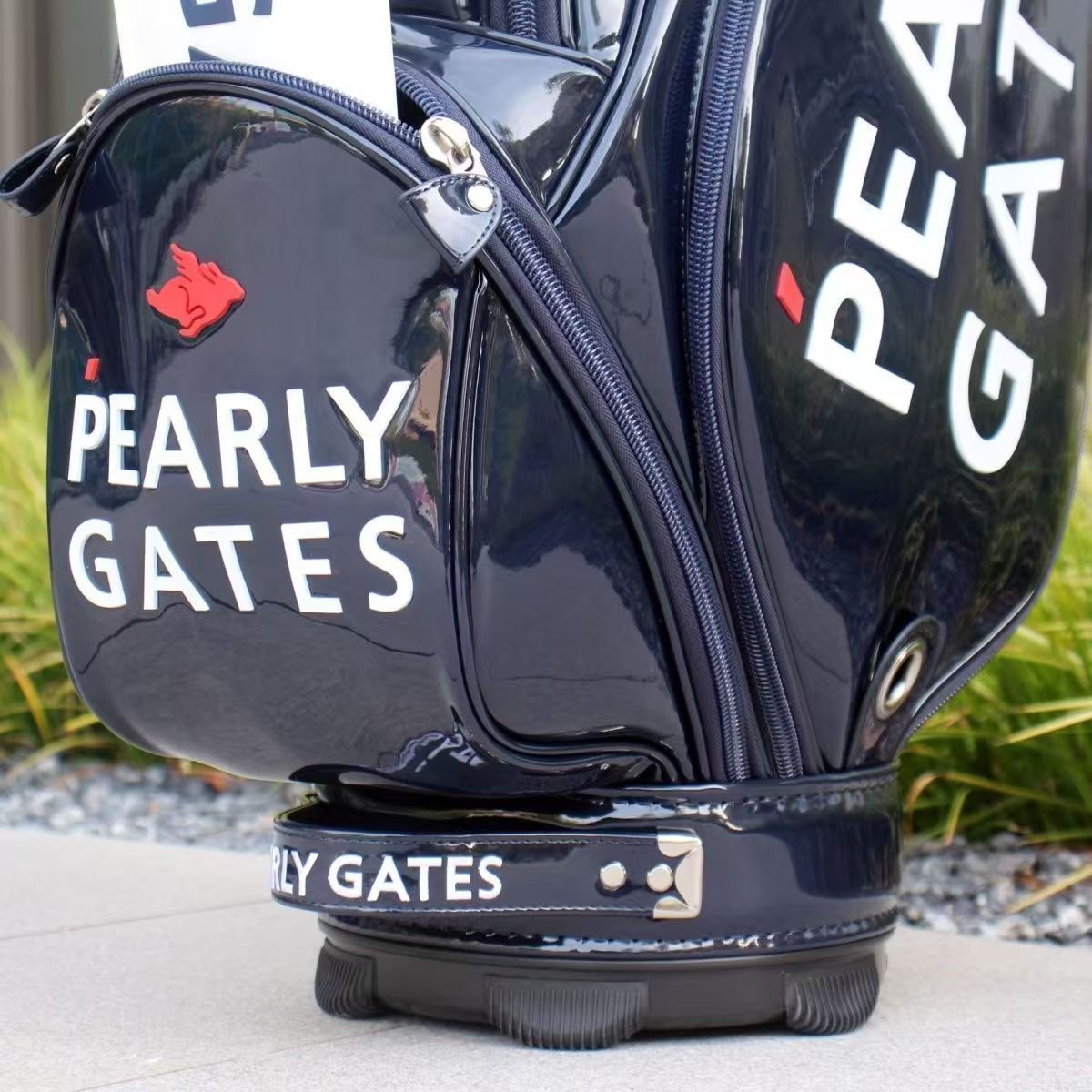 PEARLY GATES キャディバッグ ネイビー - メルカリ