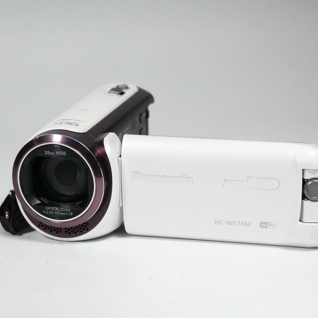Panasonic パナソニック HC-W570M-W ホワイト 動作OK 返金保証 /2142