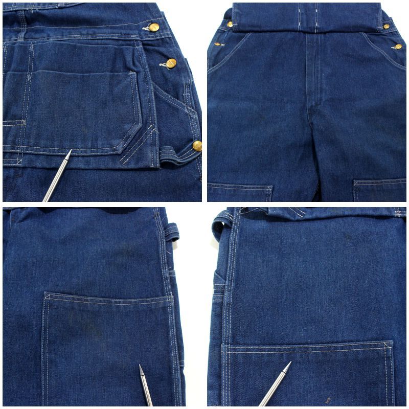 90s USA製 vintage TOUGHSKINS エプロン付き ダブルニー ワーク