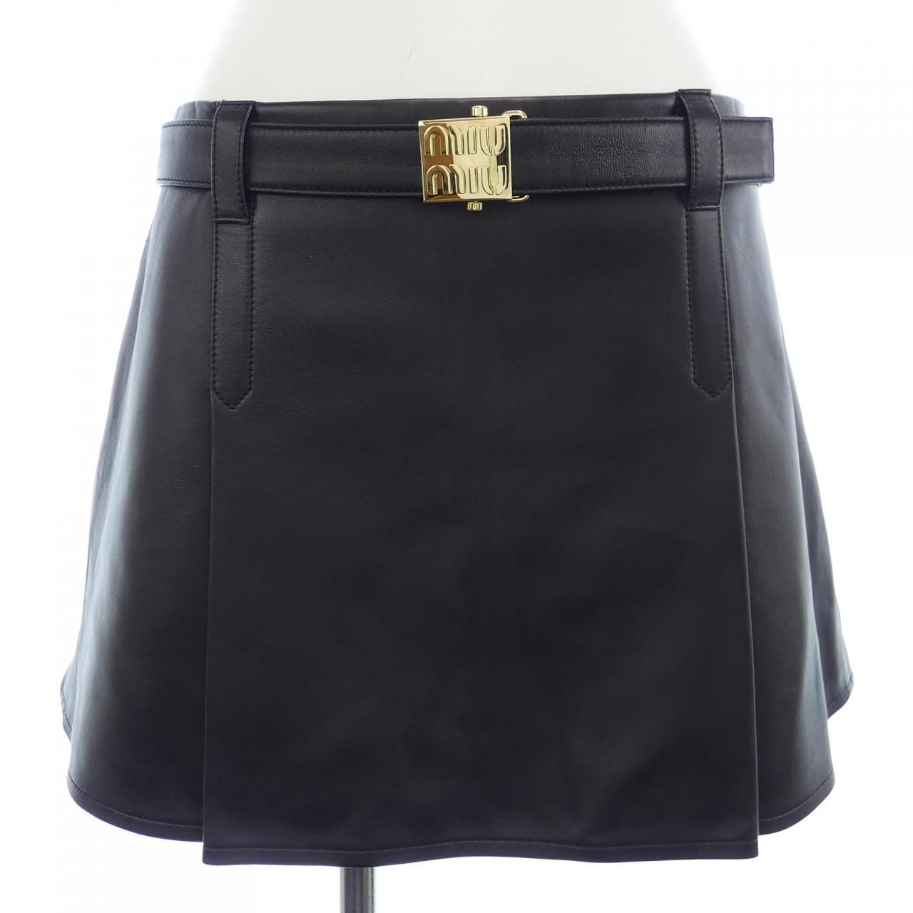 ミュウミュウ MIU MIU MIUMIU ロゴ MPD757 SOOO 1395 スカート