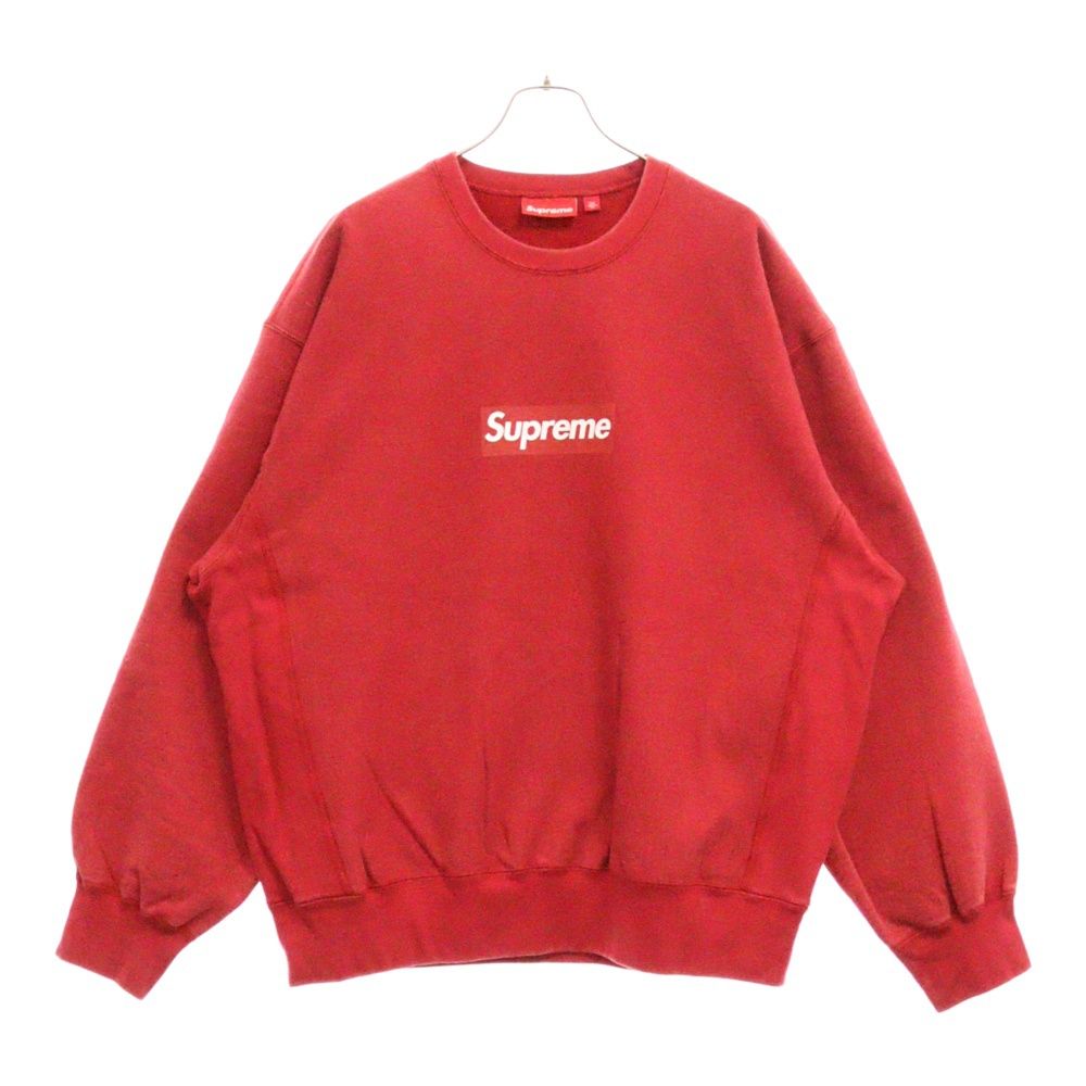 SUPREME (シュプリーム) 25SS Washed Box Logo Crewneck ウォッシュ  
